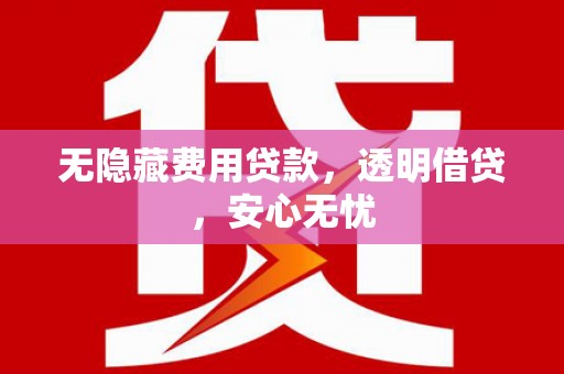 东方无隐藏费用贷款，透明借贷，安心无忧