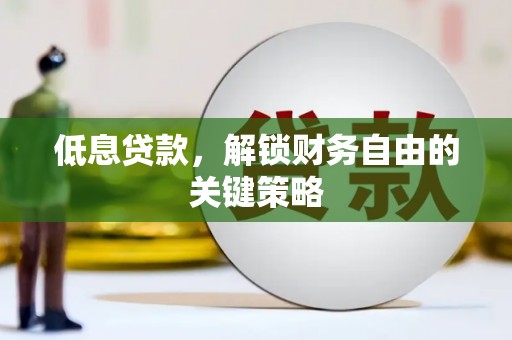 东方低息贷款，解锁财务自由的关键策略