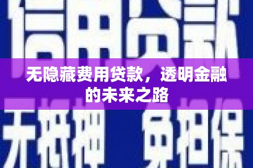 东方无隐藏费用贷款，透明金融的未来之路