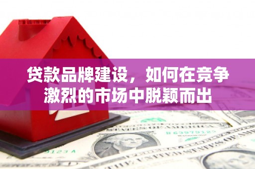 东方贷款品牌建设，如何在竞争激烈的市场中脱颖而出