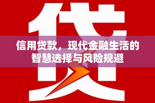 东方信用贷款，现代金融生活的智慧选择与风险规避