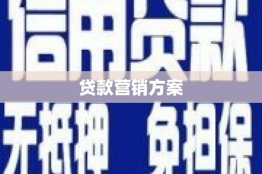 东方贷款营销方案