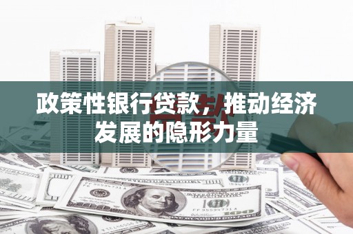 东方政策性银行贷款，推动经济发展的隐形力量