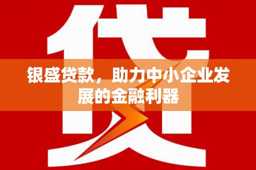 东方银盛贷款，助力中小企业发展的金融利器