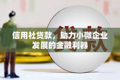 东方信用社贷款，助力小微企业发展的金融利器