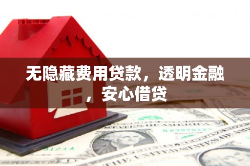 东方无隐藏费用贷款，透明金融，安心借贷