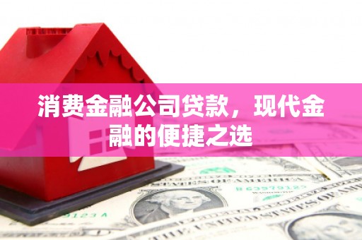 东方消费金融公司贷款，现代金融的便捷之选