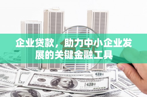 东方企业贷款，助力中小企业发展的关键金融工具