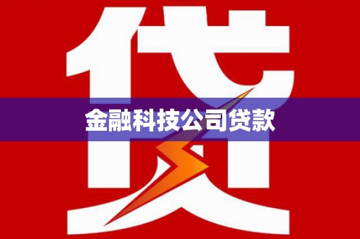 东方金融科技公司贷款