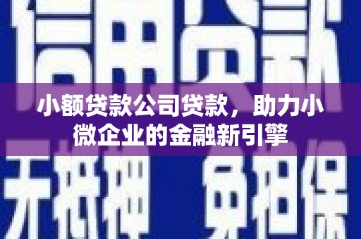 东方小额贷款公司贷款，助力小微企业的金融新引擎