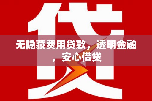 东方无隐藏费用贷款，透明金融，安心借贷