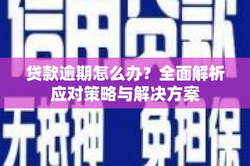 东方贷款逾期怎么办？全面解析应对策略与解决方案