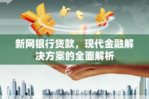 东方新网银行贷款，现代金融解决方案的全面解析