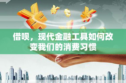 东方借呗，现代金融工具如何改变我们的消费习惯
