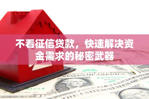 东方不看征信贷款，快速解决资金需求的秘密武器