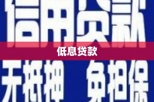 东方低息贷款