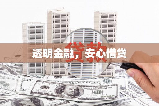 东方透明金融，安心借贷