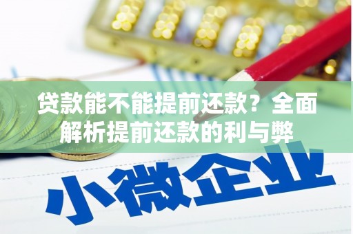 东方贷款能不能提前还款？全面解析提前还款的利与弊
