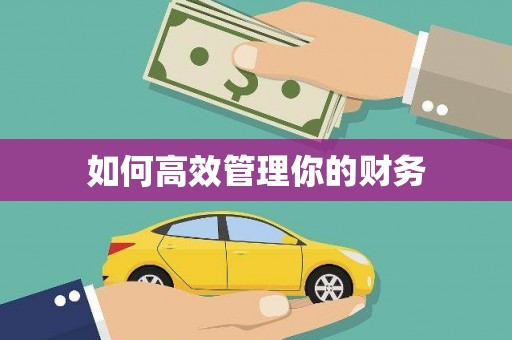 东方如何高效管理你的财务