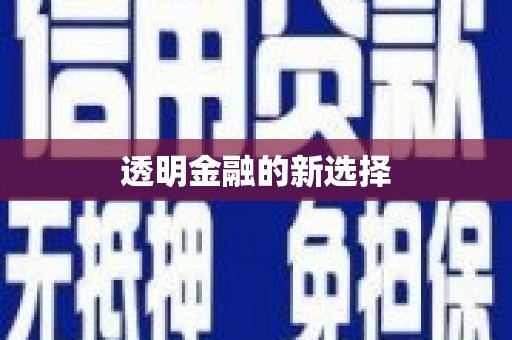 东方透明金融的新选择