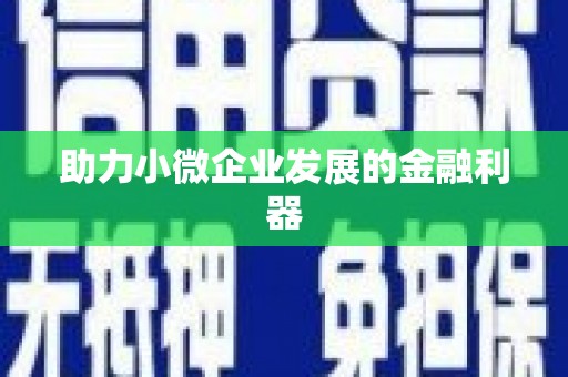东方助力小微企业发展的金融利器