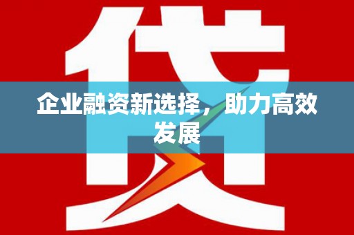 东方企业融资新选择，助力高效发展